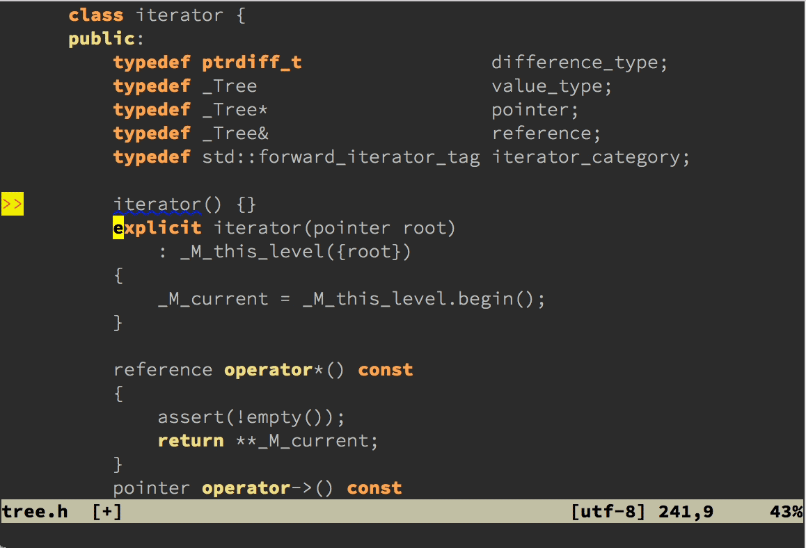 YCM 自动修正功能的演示 Fig13.4